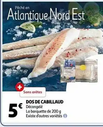 Auchan Dos de cabillaud offre