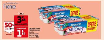 Auchan Velouté fruix offre