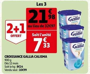 Auchan Croissance gallia calisma offre