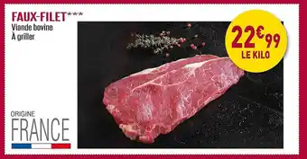 Carrefour Contact Viande bovine à griller : faux-filet*** offre