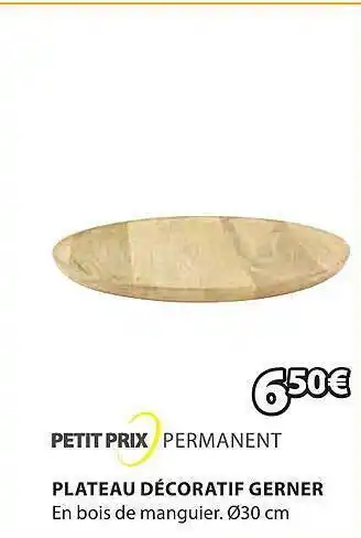 JYSK Plateau décoratif gerner offre