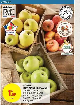 Intermarché Express Pomme mon marché plaisir offre