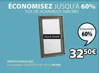 JYSK Miroir dianalund offre