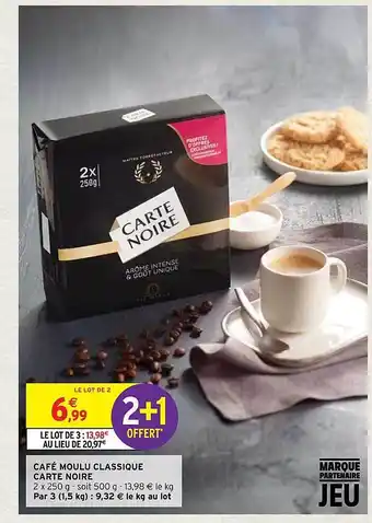 Intermarché Express Café moulu classique carte noire offre
