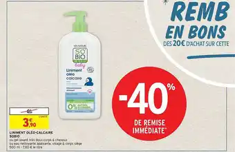 Liniment oléo-calcaire sobio