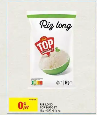 Intermarché Express Riz long top budget offre