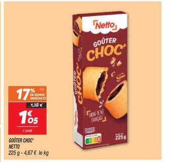 Netto Goûter choc' netto offre