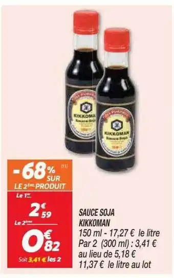 Netto Sauce soja kikkoman offre