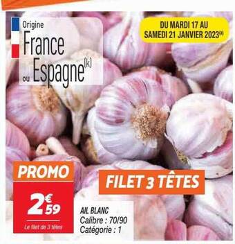 Netto Ail blanc offre