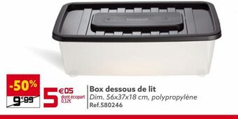 Gifi Box dessous de lit offre
