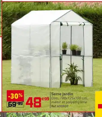 Gifi Serre jardin offre