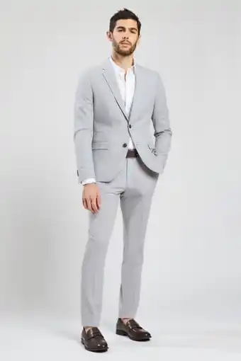 Costume 2 pièces extra-slim - gris clair
