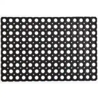 Maxi Bazar Tapis caillebotis 40x60cm caoutchouc noir offre