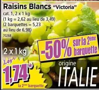 Norma Raisins blancs offre