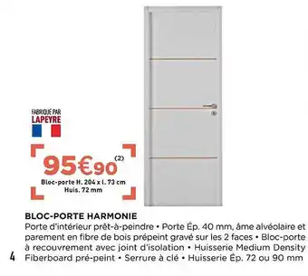 Bloc-porte harmonie