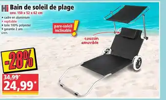 Norma Bain de soleil de plage offre