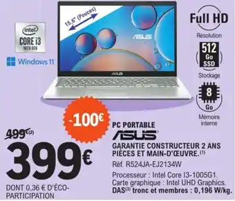E.Leclerc Pc portable offre