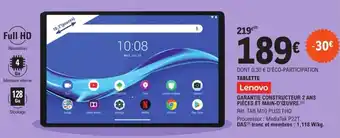 E.Leclerc Tablette LENOVO offre