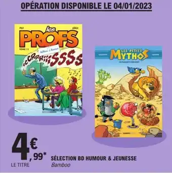 Sélection bd humour & jeunesse