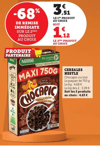 Super U Cereales nestle offre