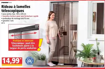 Norma Rideau à lamelles télescopiques offre