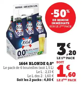 Super U 1664 blonde 0,0 offre