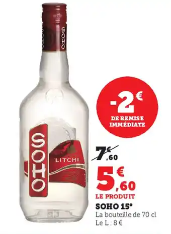 Super U Soho 15 offre