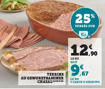 Terrine au gewurztraminer chazal