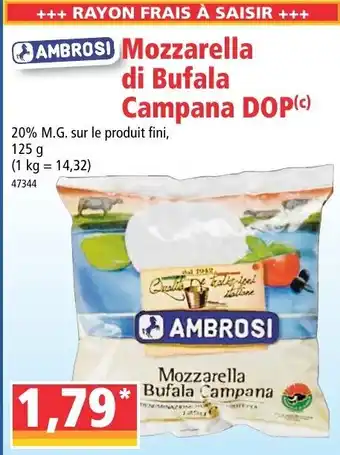 Norma MOzzarella di Bufala Campana DOP offre
