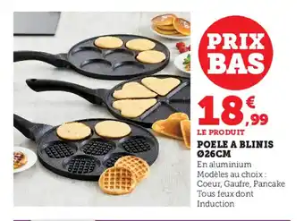Super U Poele a blinis Ø26cm offre