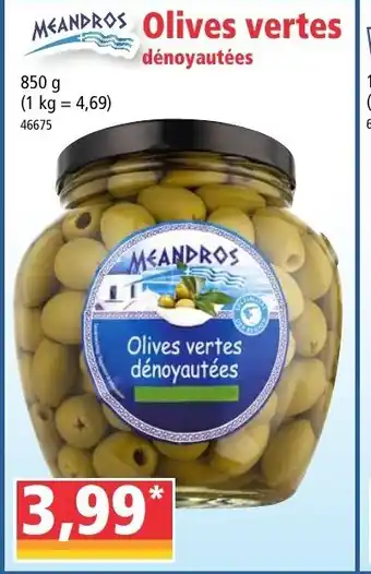Norma Olives vertes offre