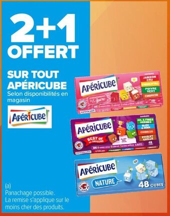 Carrefour Sur Tout Apéricube offre