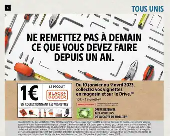 Intermarché Produit black+decker offre