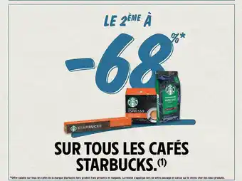 Intermarché Cafés starbucks offre