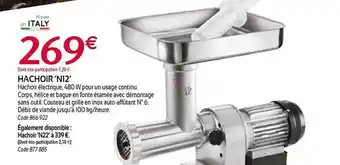 RAGT Jardin & Maison Hachoir offre