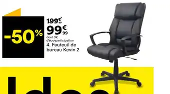 BUT Fauteuil De Bureau Kevin 2 offre
