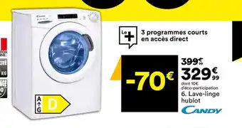 Lave-Linge Hublot