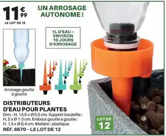 Shopix Distribteurs D'Eau Pour Plantes offre