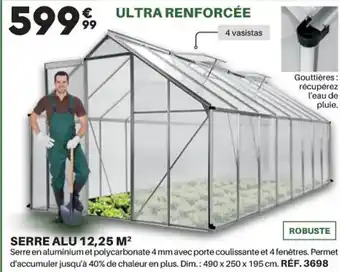 Shopix Serre Alu 12,25 M offre