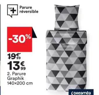 BUT Parure Graphik 140x200 cm offre