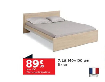 BUT Lit 140x190 cm Ekko offre