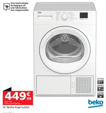 BUT Sèche-Linge Hublot offre