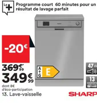 BUT Lave-Vaisselle offre