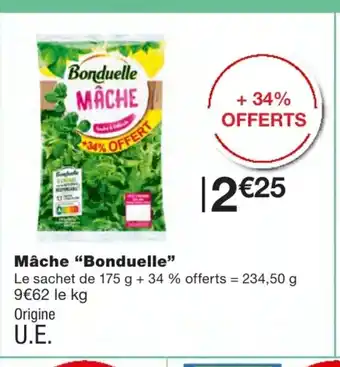 Monoprix Mâche Bonduelle offre