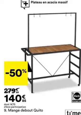 BUT Mange Debout Quito offre