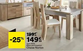 BUT Chaise Norton offre