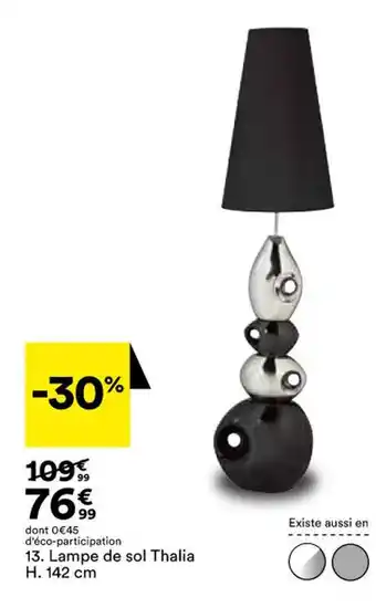 Lampe de sol Thalia H.142 cm