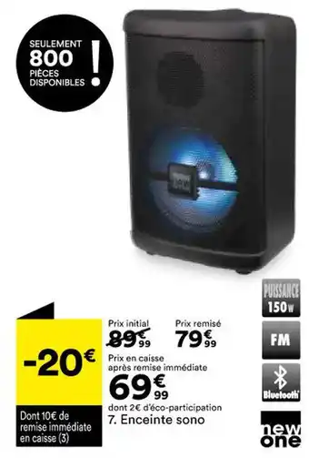 BUT Enceinte Sono offre