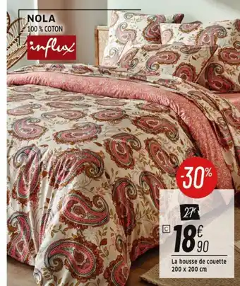 Cora x Carrefour Linge de Lit Nola offre