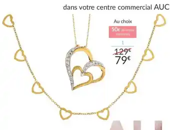 Auchan Collier or 375 Millièmes Au Choix offre